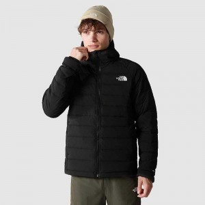 Men's The North Face Belleview Stretch Down Jackets Black | Malaysia-4925108