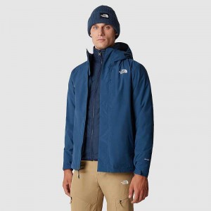 Men's The North Face Carto Triclimate 3 In 1 Jackets Blue / Navy | Malaysia-0249153