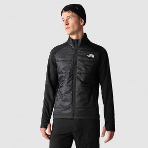 Men's The North Face Circular Down Jackets Black | Malaysia-2138467