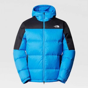 Men's The North Face Diablo Down Jackets Blue / Black | Malaysia-6803254