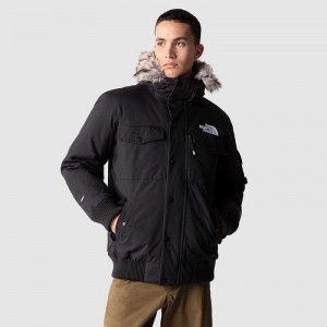 Men's The North Face Gotham Down Jackets Black | Malaysia-7051682