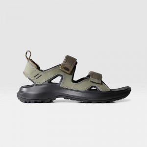 Men's The North Face Hedgehog III Sandals Olive Green / Black | Malaysia-7523016