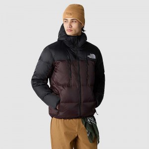 Men's The North Face Himalayan Light Down Jackets Black Brown / Black | Malaysia-5017369