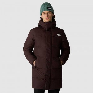 Men's The North Face Hydrenalite Down Jackets Black Brown | Malaysia-5381690