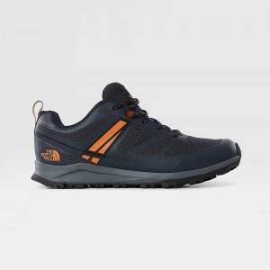 Men's The North Face Litewave FUTURELIGHT™ Hiking Shoes Navy / Black | Malaysia-2157643