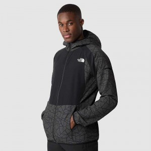 Men's The North Face Mountain Athletics Lab Full-Zip Windbreaker Black / Black | Malaysia-8021537