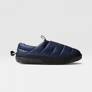 Men's The North Face Nuptse Winter Shoes Navy / Black | Malaysia-1309274