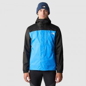 Men's The North Face Quest Zip-In Triclimate® 3 In 1 Jackets Blue / Black | Malaysia-4516937