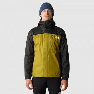 Men's The North Face Quest Zip-In Triclimate® 3 In 1 Jackets Black | Malaysia-2419605