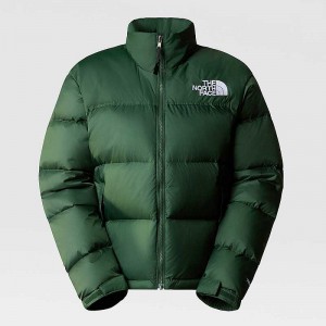 Women's The North Face 1996 Retro Nuptse Down Jackets Deep Green | Malaysia-5849126