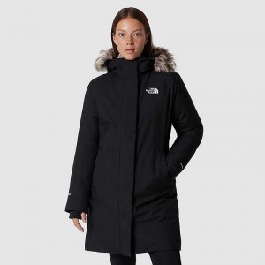 Women's The North Face Arctic Parka Black | Malaysia-4157892