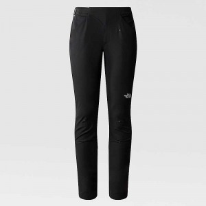 Women's The North Face Athletic Outdoor Winter Slim Straight Pants Black | Malaysia-7530469