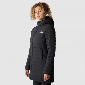 Women's The North Face Belleview Stretch Parka Black | Malaysia-8439207