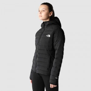 Women's The North Face Belleview Stretch Down Jackets Black | Malaysia-1286709