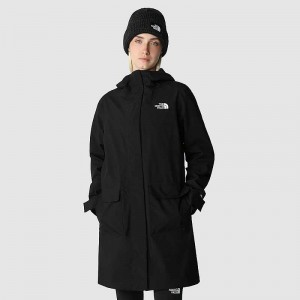 Women's The North Face City Breeze II Parka Black | Malaysia-6192540