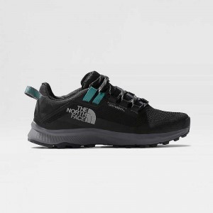 Women's The North Face Cragstone Waterproof Hiking Shoes Black / Grey | Malaysia-6735824