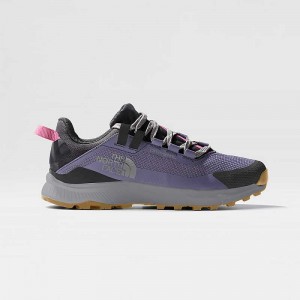 Women's The North Face Cragstone Waterproof Hiking Shoes Light Purple / Grey | Malaysia-4809732