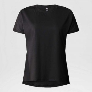 Women's The North Face Dawn Dream T Shirts Black | Malaysia-8674913