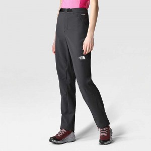 Women's The North Face Diablo Straight Pants Grey | Malaysia-2741983