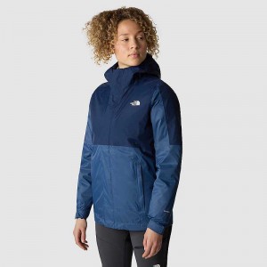 Women's The North Face Down Insulated DryVent™ Triclimate 3 In 1 Jackets Blue / Navy | Malaysia-8160927