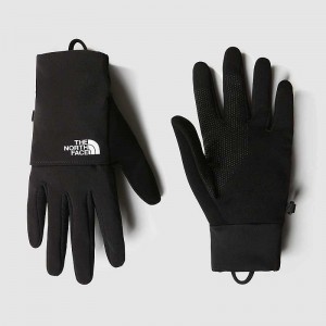 Women's The North Face Etip™ Trail Gloves Black | Malaysia-8701539