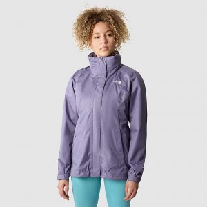 Women's The North Face Evolve II Triclimate® 3 In 1 Jackets Light Purple / Blue | Malaysia-6419027