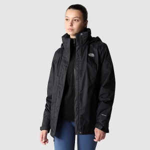 Women's The North Face Evolve II Triclimate® 3 In 1 Jackets Black | Malaysia-4795620