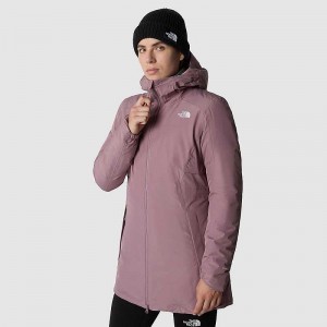 Women's The North Face Hikesteller Parka Grey / Rose | Malaysia-8312560