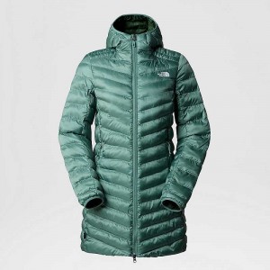 Women's The North Face Huila Synthetic Parka Dark Olive / Deep Green | Malaysia-8354601