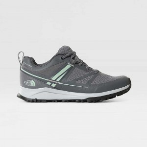 Women's The North Face Litewave FUTURELIGHT™ Hiking Shoes Grey / Green White | Malaysia-7380614