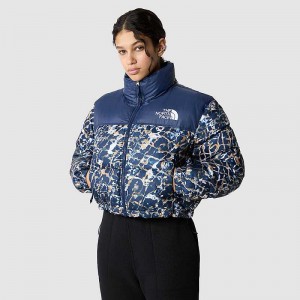 Women's The North Face Nuptse Down Jackets White | Malaysia-2610879