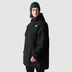 Women's The North Face Plus Size Hikesteller Parka Black | Malaysia-4083216