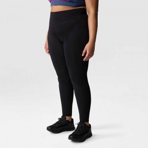 Women's The North Face Plus Size Winter Warm Essential Leggings Black | Malaysia-2630791