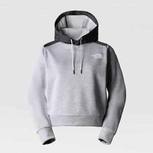 Women's The North Face Reaxion Pullover Light Grey / Grey | Malaysia-5932780