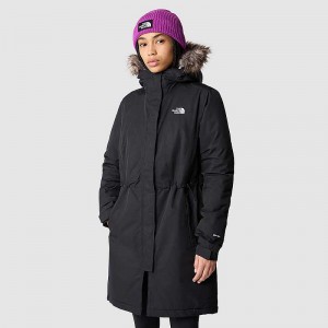 Women's The North Face Recycled Zaneck Parka Black | Malaysia-0427695