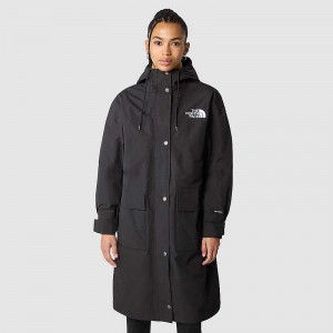 Women's The North Face Reign On Parka Black | Malaysia-4258761