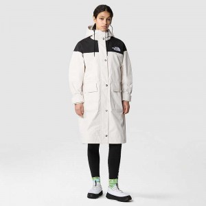 Women's The North Face Reign On Parka White / Black | Malaysia-6839157