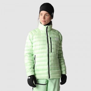 Women's The North Face Summit Breithorn Down Jackets Green | Malaysia-3754928