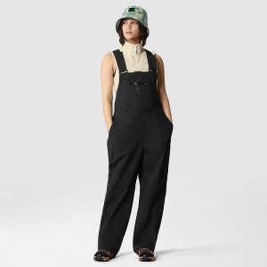 Women's The North Face Y2K Mountain Bib Pants Black | Malaysia-0194237