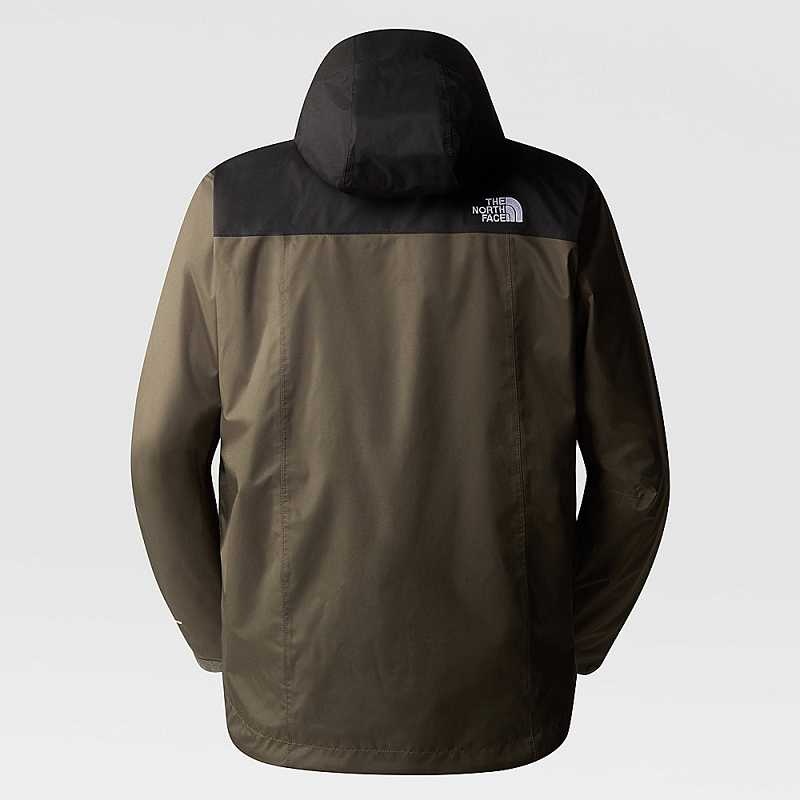 Men's The North Face Evolve II Triclimate® 3 In 1 Jackets Grey Brown Green | Malaysia-9405217