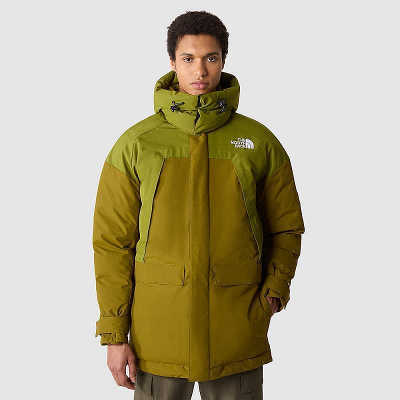 Men\'s The North Face Kembar Down Jackets Green | Malaysia-3072196