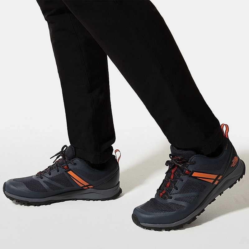 Men's The North Face Litewave FUTURELIGHT™ Hiking Shoes Navy / Black | Malaysia-2157643