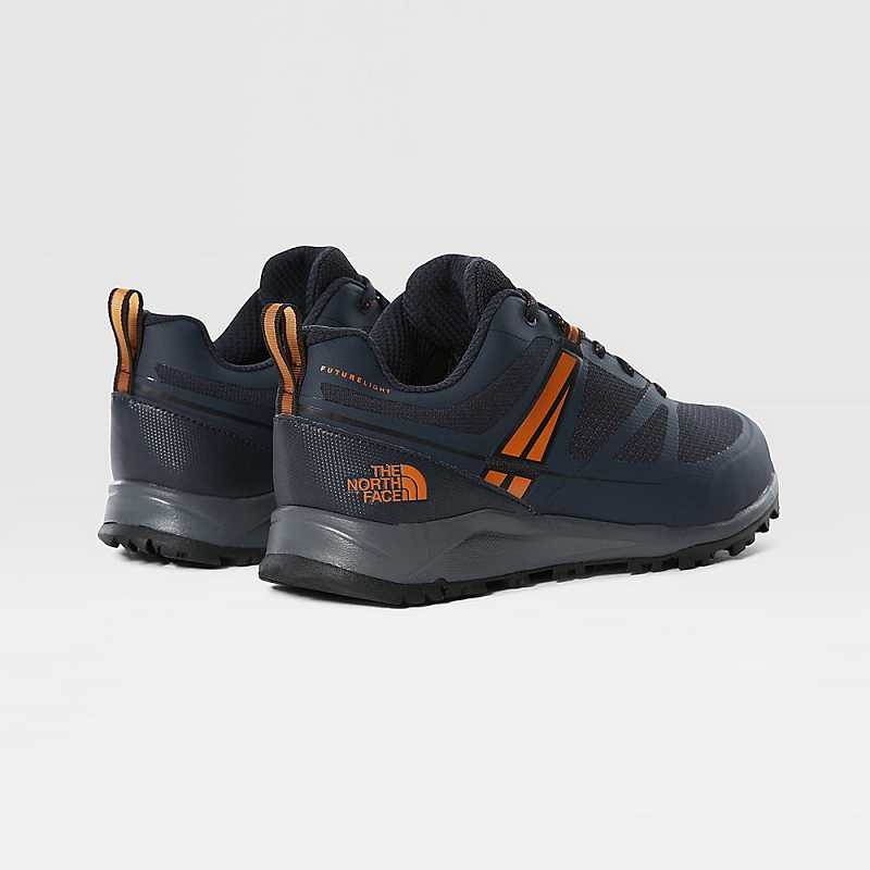 Men's The North Face Litewave FUTURELIGHT™ Hiking Shoes Navy / Black | Malaysia-2157643