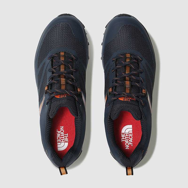 Men's The North Face Litewave FUTURELIGHT™ Hiking Shoes Navy / Black | Malaysia-2157643