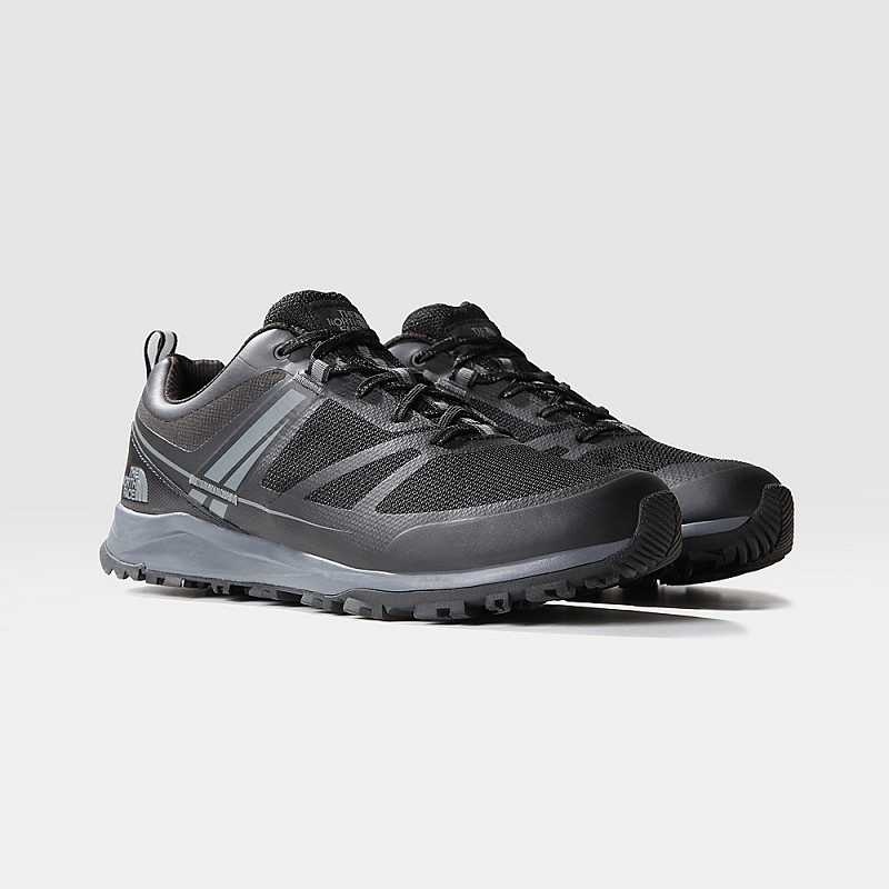 Men's The North Face Litewave FUTURELIGHT™ Hiking Shoes Black / Grey | Malaysia-9532467