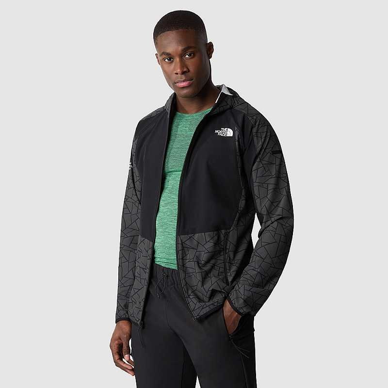 Men's The North Face Mountain Athletics Lab Full-Zip Windbreaker Black / Black | Malaysia-8021537