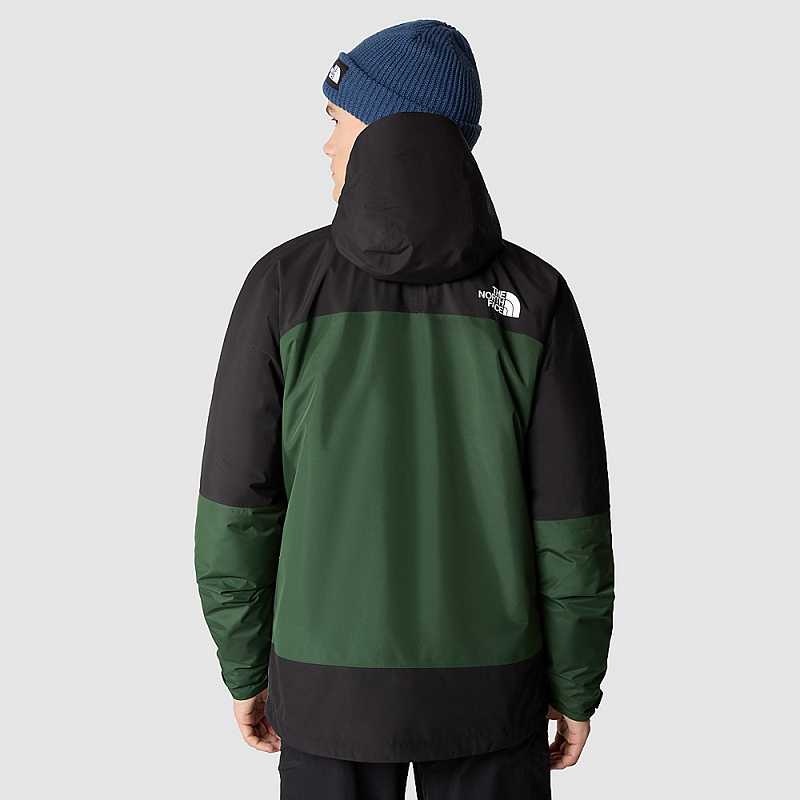 Men's The North Face Mountain Light Triclimate GORE-TEX® 3 In 1 Jackets Deep Green / Black | Malaysia-4501398