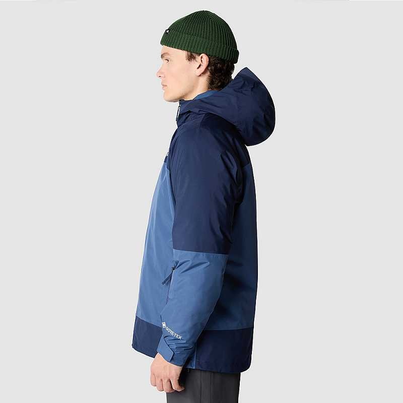 Men's The North Face Mountain Light Triclimate GORE-TEX® 3 In 1 Jackets Blue / Navy | Malaysia-3694807