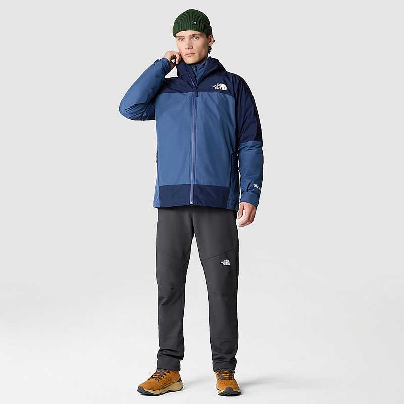 Men's The North Face Mountain Light Triclimate GORE-TEX® 3 In 1 Jackets Blue / Navy | Malaysia-3694807