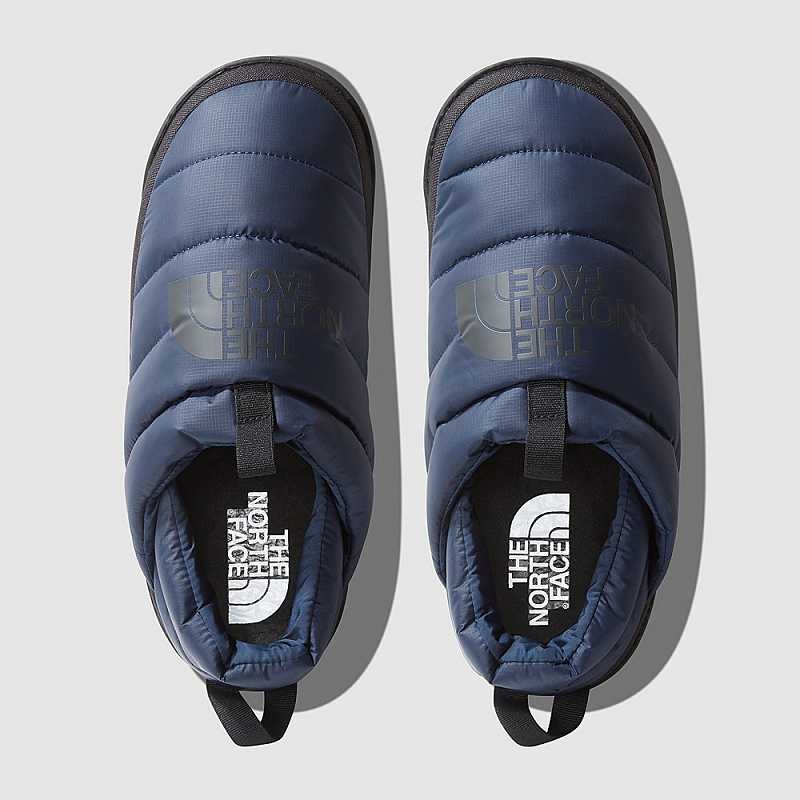 Men's The North Face Nuptse Winter Shoes Navy / Black | Malaysia-1309274